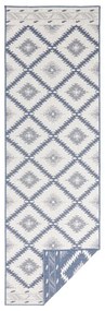 Синьо-кремав килим на открито , 350 x 80 cm Malibu - NORTHRUGS