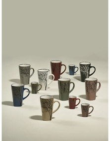 Червени глинени чаши за еспресо в комплект от 4 бр. 100 ml Hela – Villa Collection