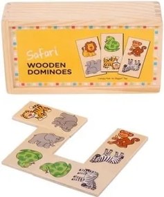 Bigjigs - Дървено домино Сафари