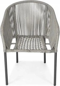 Градински стол с модерен дизайн и найлонова тъкан