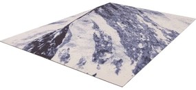 Син вълнен килим 200x300 cm Albo - Agnella