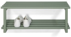 Сиво-зелена метална висяща стойка за обувки 71x26x34 cm Marco – Spinder Design