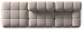 Светлокафяв кадифен модулен диван 282 cm Bellis – Micadoni