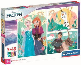 Clementoni - Пъзел Frozen 25284 - 3x48 части
