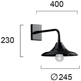 Градински аплик Viokef Malta D240