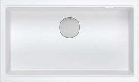 гранитна мивка Logan 110 White