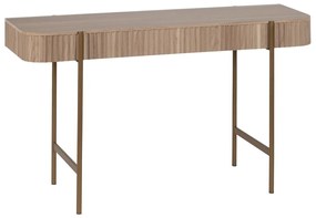 Конзола Златен Естествен Желязо Дървен MDF 120 x 40 x 73 cm