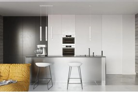 Бяло метално висящо осветително тяло ø 8 cm Vittoria – Sollux