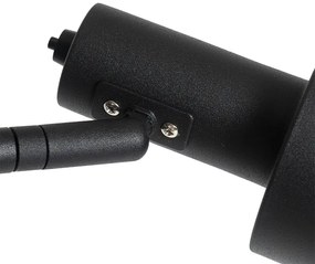 Модерна подова лампа черна 2-светлина - Stijn