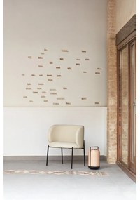 Бял фотьойл от изкуствена кожа Mogi - Teulat