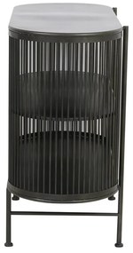 Черен метален скрин 100x80 cm Yinthe - Light &amp; Living