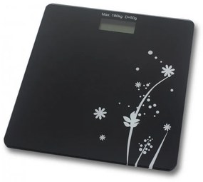 Кантар Rosberg R51650E, 180 кг, Дигитален, LCD дисплей, Черен