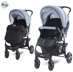 Детска лятна количка DAISY BASIC LORELLI - Black&Silver BLUE