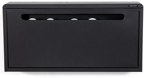 Черна метална накланяща се/висяща стойка за обувки Mario – Spinder Design