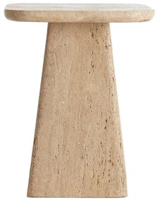 Странична масичка с скаменен плот за маса 40x40 cm Kepami – Light &amp; Living