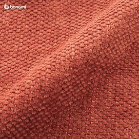 Сгъваем/с място за съхранение ъглов диван в тухлен цвят (десен ъгъл/U форма) Fuji – Bobochic Paris