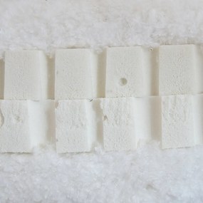 Бял изключително мек матрак за футон 90x200 cm Double Latex - Karup Design