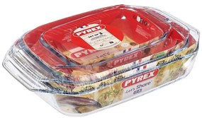 Комплект от 3 тави PYREX 1,4/3/4 л