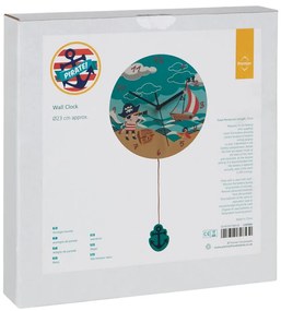 Детски часовник ø 23 cm Pirate – Premier Housewares