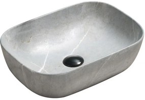 Mexen Rita мивка над плота 45 x 32 см, сив камък - 21084596