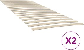 3203722 vidaXL Резервни летви за легло с 34 летви, 2 бр., 100x200 см