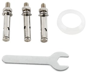 Подова лампа за външна употреба черна 50 см - Mushroom