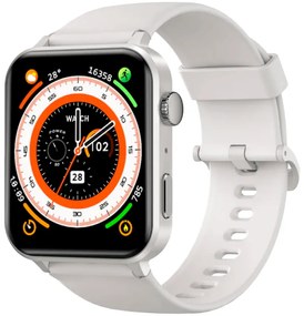 Blackview R30 Pro Fitness Smartwatch, 1.83-inch HD,220mAh Battery, 24-hour SpO2 Detection + Heart Rate Monitoring, Monitor Sleep status, Calls and SMS notification, Grey