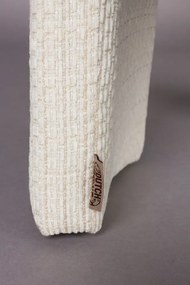 Кремав тапициран трапезен стол с подлакътници Medina – Dutchbone