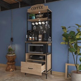 Многофункционален шкаф JE154, цвят Орех