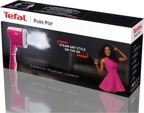 Уред за гладене с пара Tefal DT2023F0, 1300W, 70 мл, 20 г/мин, Индикатор за готовност, Автоматично изключване, Розов