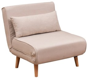 Кремав фотьойл Folde - Artie