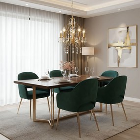 ЛАМПА EBT009-5CP GOLD