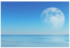 Самозалепващ тапет – Луна над морето