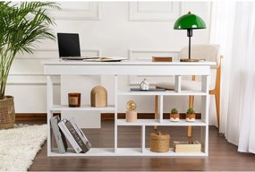 Матова работна маса 120x130 cm Vesper – Kalune Design