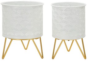 Метални стойки за цветя 2 бр. ø 16 cm (височина 20 cm) Carly – Mauro Ferretti