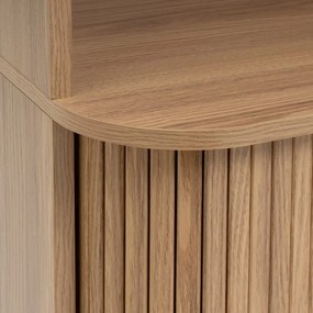 Библиотека от декор от дъб в естествен цвят 80x172x40 cm Elia – Casa Selección