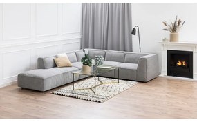 Светлосив модулен ъглов диван , ляв ъгъл, 266 см Fairfield - Bonami Selection