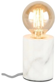 Бяла настолна лампа с мраморна основа Athens - it's about RoMi