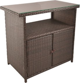 Градинска маса от изкуствен ратан 90x50 cm Padua – Garden Pleasure