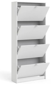 Бяла накланяща се стойка за обувки Shoes – Tvilum