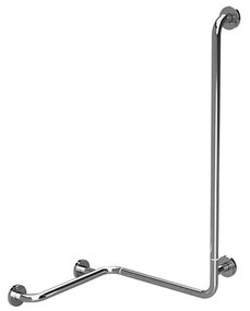 Дръжка за душ 58x118 cm, неръждаема стомана, сребрист цвят