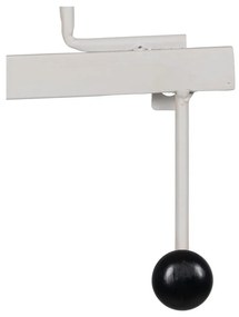 Бяла метална стенна закачалка Home – Ixia