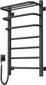 Електрически кърподържач с термостат FORTIS 155W 80x48 cm IP44 черен десен