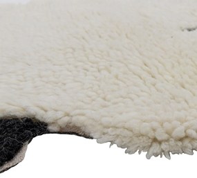 Бял вълнен детски килим ø 84 cm Dolly – Bloomingville Mini