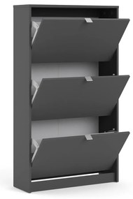 Сива накланяща се стойка за обувки Shoes – Tvilum