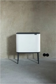 Бяло стоманено кошче за боклук отваряне с докосване 36 l Bo Touch Bin – Brabantia
