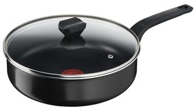 Алуминиев тиган с капак ø 24 cm Simply Clean Red - Tefal