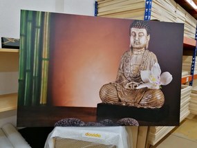 Картина на платно – Медитиращ Буда