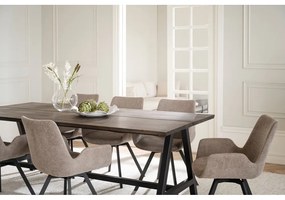 Бежови тапицирани трапезни столове в комплект 2 бр. Norwell – Rowico