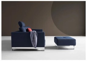 Тъмносин разтегателен диван Mixed Dance Blue, 115 x 230 cm Cassius - Innovation